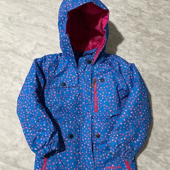 Arctic Blue Star Girls Ski Coat 5T - Picture 1 of 4